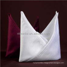 colorful cotton napkins with high quality/table cloth dinner restaurant hotel used napkin